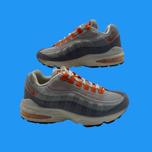Nike Air Max 95 ** GS 5.5 Y / 38 / Women 7 * Gray/Orange/White /gray | eBay