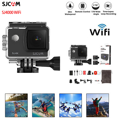 SJCAM SJ4000 Action Cam 4K30fps WiFi Kamera,Ultra HD 170°FOV mit EIS