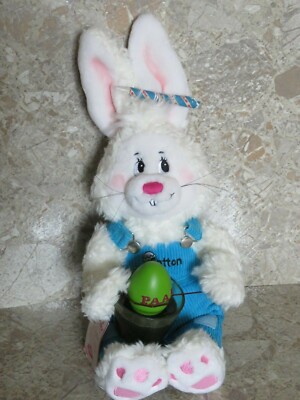 New Annalee Stuffed Easter Cotton Bunny PAAS Coloring Dyeing Eggs 15'' SEE DESC