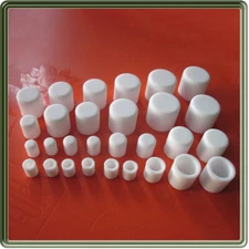 White Rubber End Blanking Caps Silicone Pipe Bungs Seal Covers 2.8mm-60.5mm