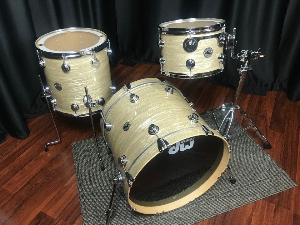 DW Drums Collector's Series Drum Workshop Pure Maple 333 Creme Oyster ...