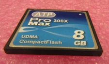 ATP PRO MAX 300X	ATP	ATP COMPACTFLASH PRO MAX 8GB CF CARD	 