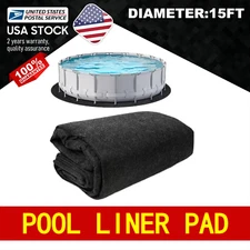 20 FT Round Pool Liner Pad for Above Ground Swimming Pool, Outdoor Pool Mat