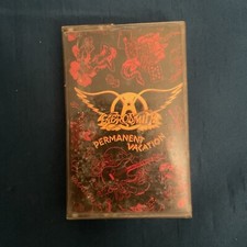 Aerosmith Permanent Vacation Cassette Tape 1987 Geffen M5G 24162 Hard Rock Tape