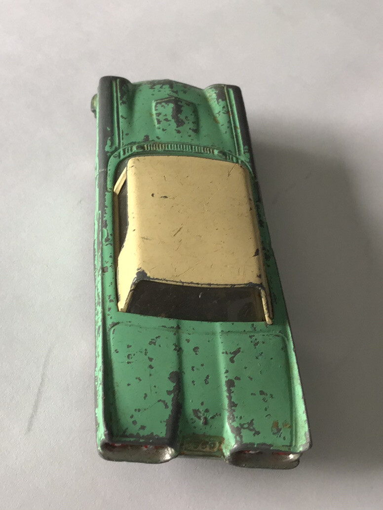 Corgi Toys Ford Thunderbird 1959 Verte Toit Crème 1/48 - Boîte D'origine