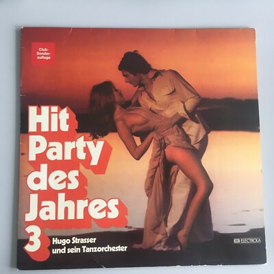 LP - Hugo Strasser Tanzorchester Hit Party Jahres 3 HÖRZU 660993 Cheesecake