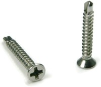 Stainless Steel Phillips Flat Head Self Driller Tek Screw 12 X 1, Qty 25 on sale Stainless Steel Phillips Flat Head Self Driller Tek Screw 12 X 1, Qty 25 on sale