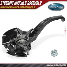 Front RH Steering Knuckle & Wheel Hub Bearing Assy for Hyundai Sonata 08-10 3.3L