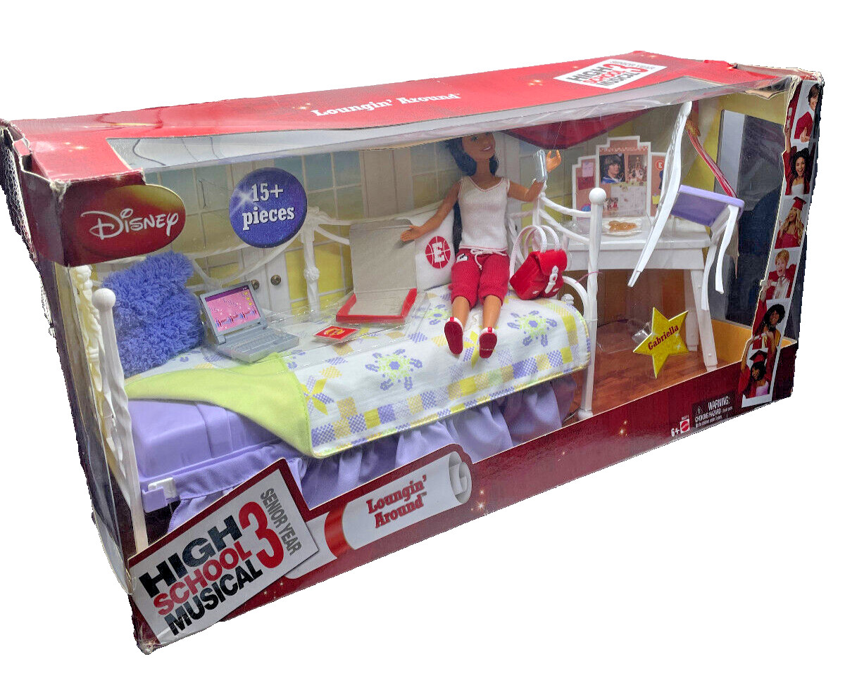 Disney Mattel High School Musical 3 Senior Year Loungin' Around Gabriella