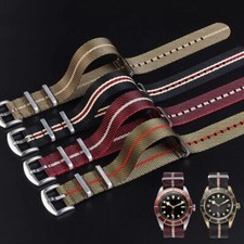 Navy Troop Watch Band 18mm 20mm 22mm Nylon Army Pilot Ballistic Bond Watch Strap