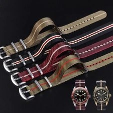 Navy Troop Watch Band 18mm 20mm 22mm Nylon Army Pilot Ballistic Bond Watch Strap
