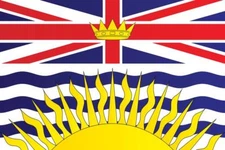 Flag of British Columbia Province Canada Cool Wall Decor Art Print Poster 24x36