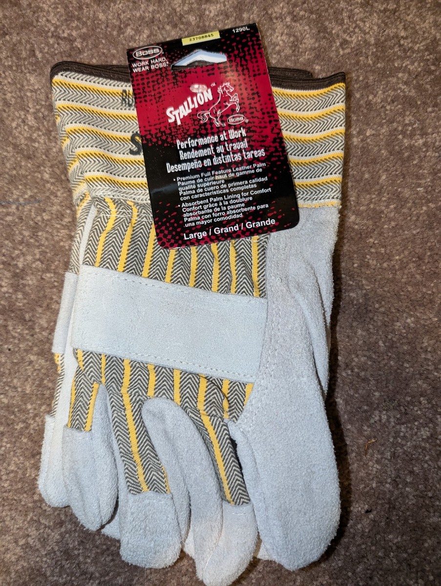 Boss 1290l The Stallion Split Leather Gloves Pair for sale