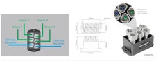 IONNIC CONNKIT-6JUNCTION J1939 Bus Splitter Kit - 4 Branch