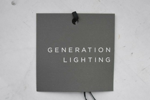 Generation Lighting 1-Light Miniature Pendant Clear Seeded Glass Iron Frame - 第 7/10 張圖片