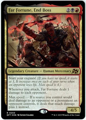Far Fortune, End Boss (Foil) - 0203 - Aetherdrift - MTG - NM/M