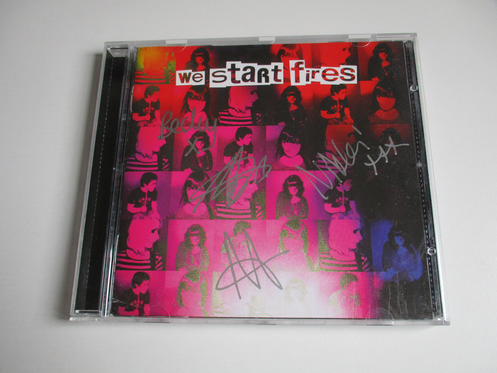 WE START FIRES - CD ALBUM, 2007 - SIGNED / AUTOGRAPHED BY THE BAND