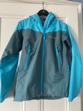 Norrona Falketind Gore-tex Jacket Womens Small Aquarius / North Atlantic