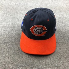 Vintage Chicago Bears Hat Cap Fitted 7 1/4 Blue Embroidered Big Logo Wool Mens