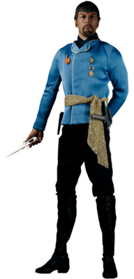 Star Trek Tos Mirror Universe Spock 1/6 action figure EXO6 Sideshow Brown Box