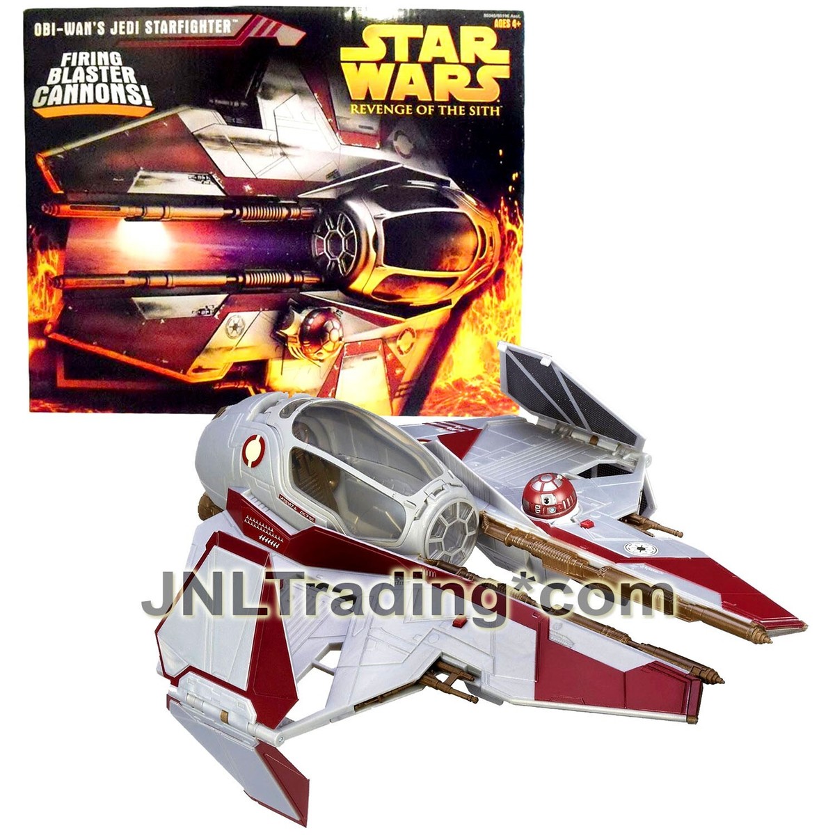 Year 2005 Star Wars Revenge of the Sith Vehicle Set OBI-WAN'S JEDI