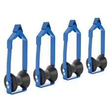 4PCS 3 inch Blue Steel Powder Coated Cable Roller For RO300 Up to 3" Diameter