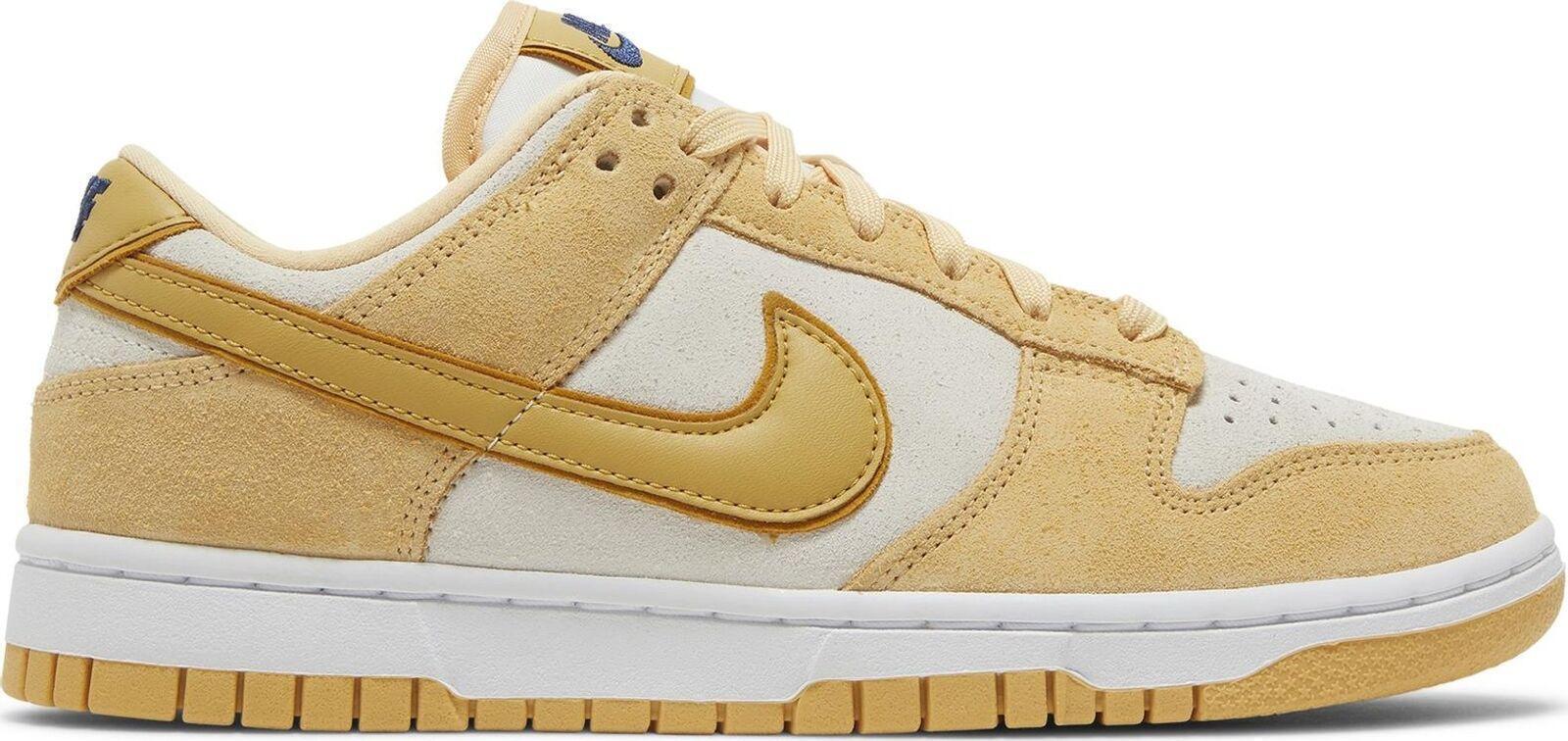 Size 9 - Nike Dunk LX Low Gold Suede W