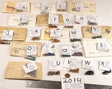 Vtg Crystal Glass 5mm Rhinestone Pointed Back Czech WG Jewelry Craft Repair 2014