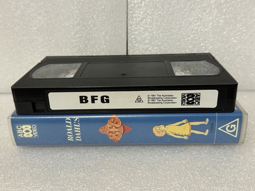 The BFG (Big Friendly Giant) Roald Dahl (1992) ABC Video VHS (VGC/NM) 88 Mins - Picture 2 of 6