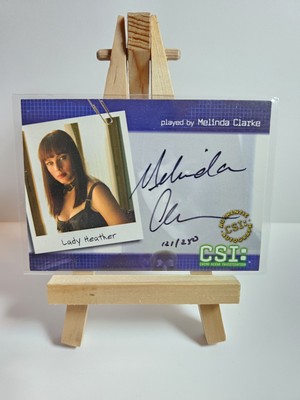 CSI Serie 2 - B17 Melinda Clarke als Lady Heather Case Topper Autogrammkarte