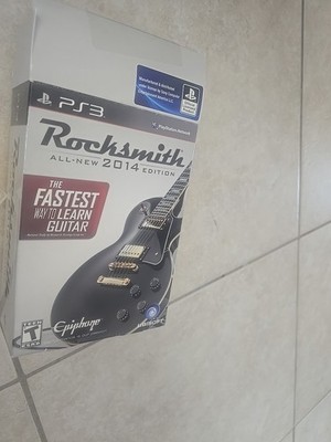 COMPLETE IN BOX ROCKSMITH  ALL NEW 2014 EDITION PS3 GAME