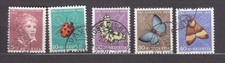 575-579 TOP gestempelt Satz Insekten PJ 1952