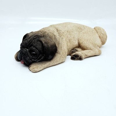 Sandicast Fawn Pug Figurine 8.5'' by Sandra Blue Signed Vintage
