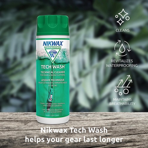 Nikwax Tech Wash , Green ,10 fl. oz. - Picture 4 of 7