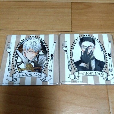Black Butler Phantom Cafe Coaster Charles Phipps & William T. Spears Collectible