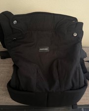 Momcozy Black PureHug Baby Carrier - Ergonomic, Cozy and Lightweight for 7-45 lb