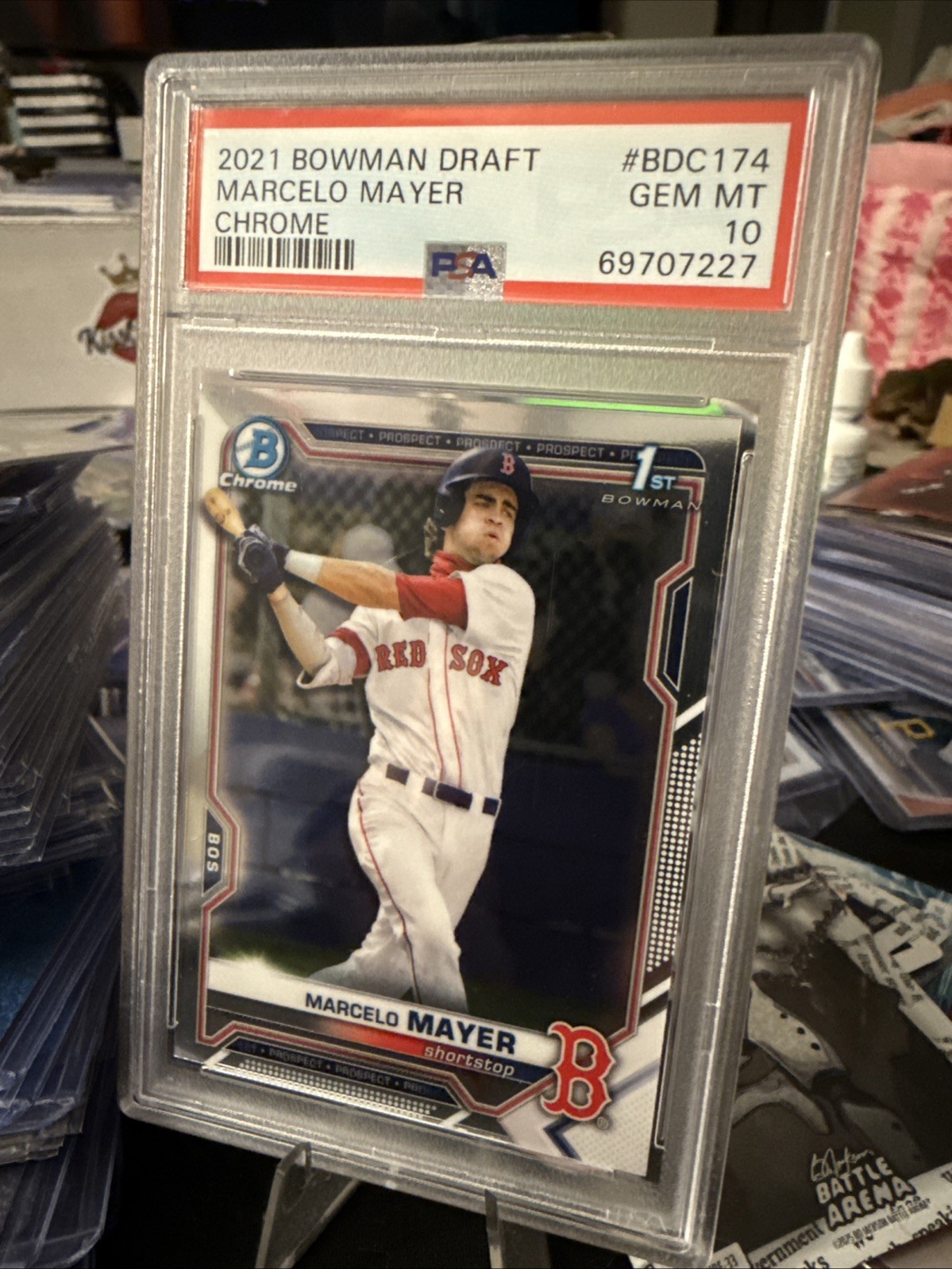 2021 Bowman Draft Chrome Marcelo Mayer #BDC-174 PSA 10 🔥💎🔥