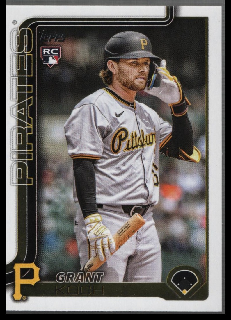 2025 Topps Update - #US28 - GRANT KOCH - Pittsburgh Pirates RC