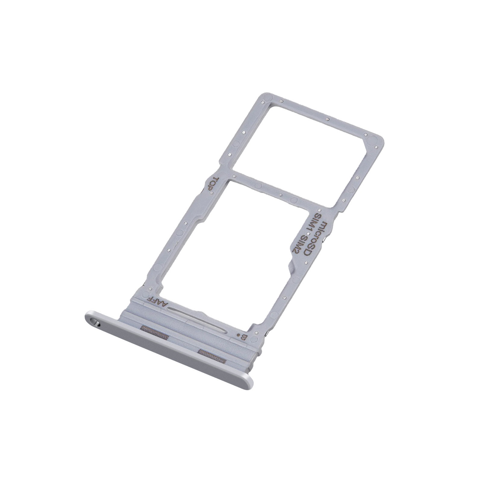 Tiroir carte SIM et MicroSD argent pour Samsung Galaxy A16