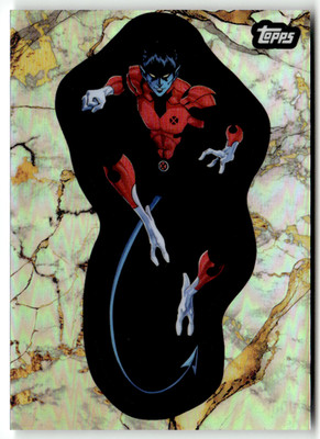Topps Marvel Comic Book Heroes 2025 No. 129 Nightcrawler Refractor