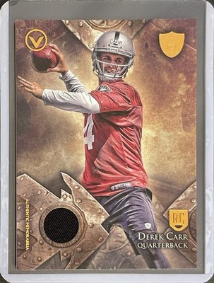 Derek Carr Rookie - Jersey Patch - 2014 Topps Valor Football #VRR-DC