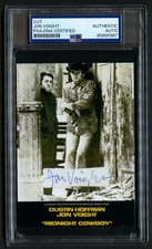 Jon Voight signed autograph 3.5x5 Actor: Midnight Cowboy Custom Cut PSA Slabbed