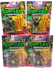 Playmates Teenage Mutant Ninja Turtles Action Figure Set Of 4 Reissue 2021 New