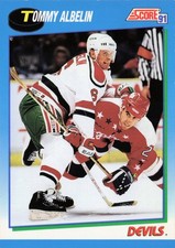 1991-92 Score Hockey #393 Tommy Albelin