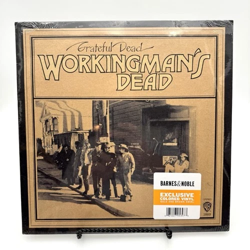 Sealed Grateful Dead Workingman's Dead, Barnes & Nobel, Gold And Brown Swirl