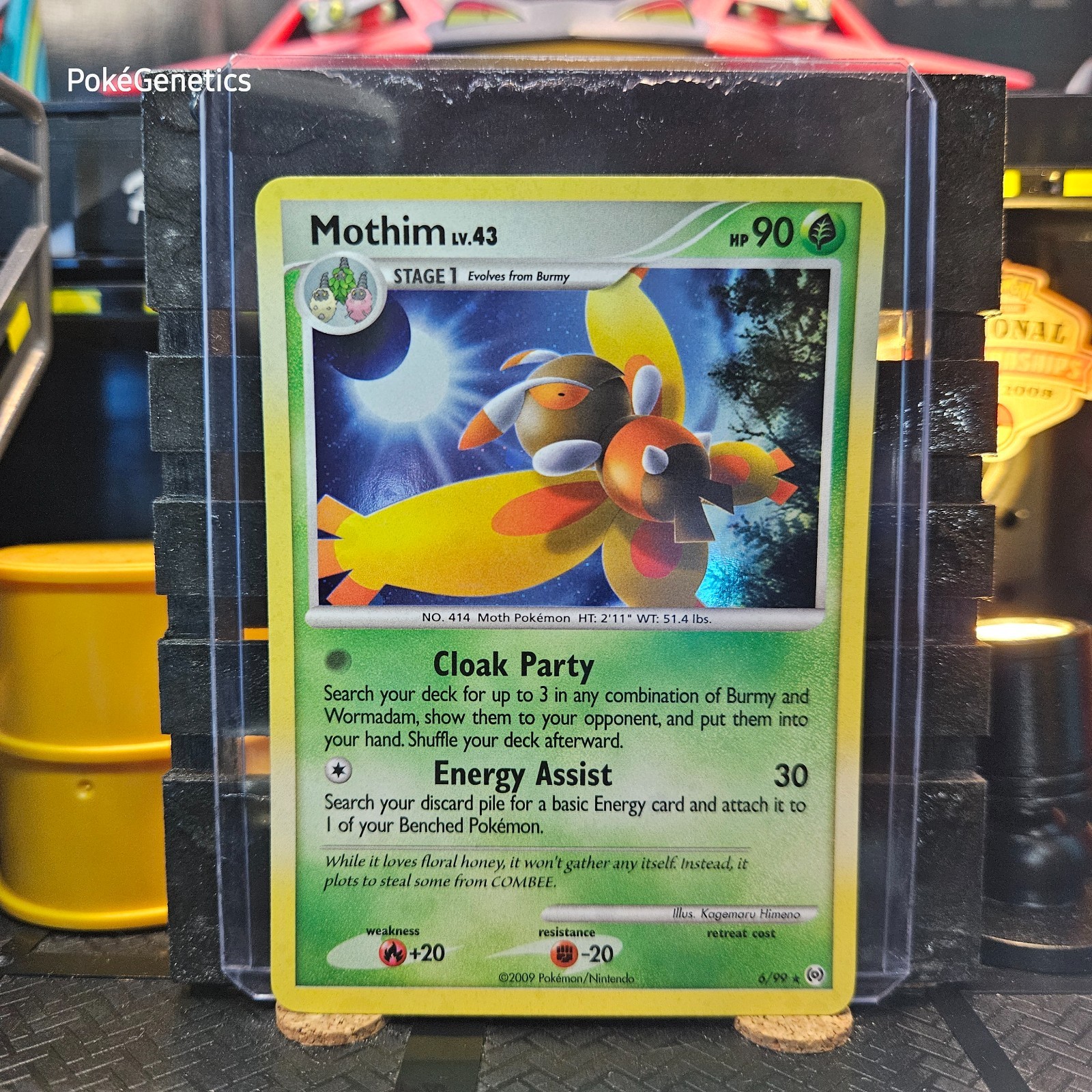 Mothim Arceus Holo Pokémon TCG 6/99 Platinum Rare