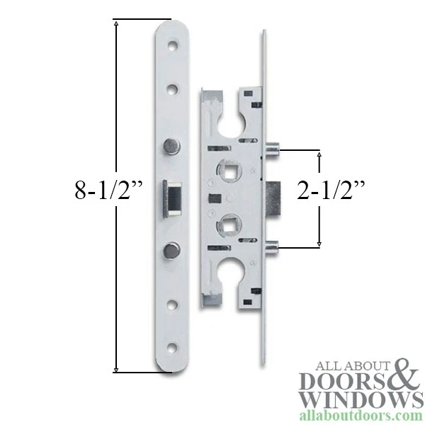 Pella 2 Point Bolt Mortise Lock Body, Storm Door - White - Image 2 of 2