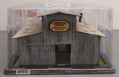 Menards 279-5923 O Scale Cripple Creek Lumber and Hardware Building MT/Box