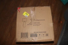 Henn&Hart Table Lamp with Fabric Shade in Brass 29.5" Tall TL1822