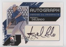2011 ITG Heroes and Prospects Full Body Silver /390 Randall Delgado Auto ly9
